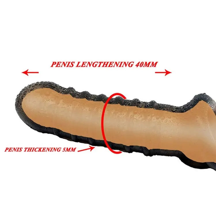 Reusable Silicone Penis Enhancer Sleeve