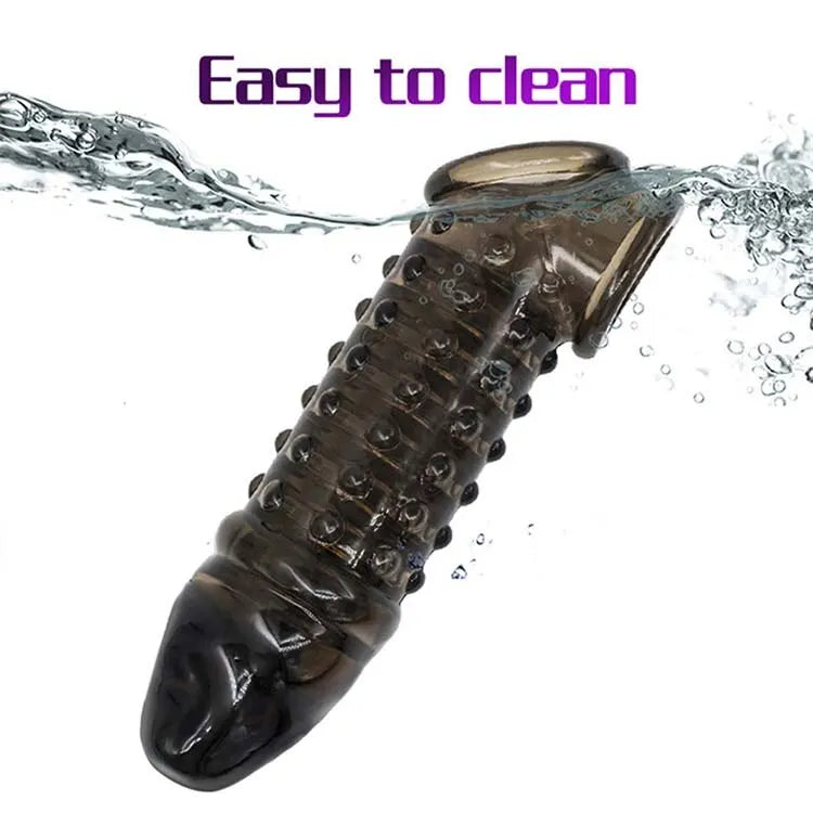 Reusable Silicone Penis Enhancer Sleeve
